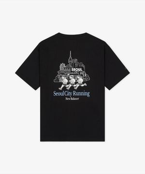 NBNEG2A063 / UNI NB 서울 시티러닝 2.0 반팔티 (BLACK)