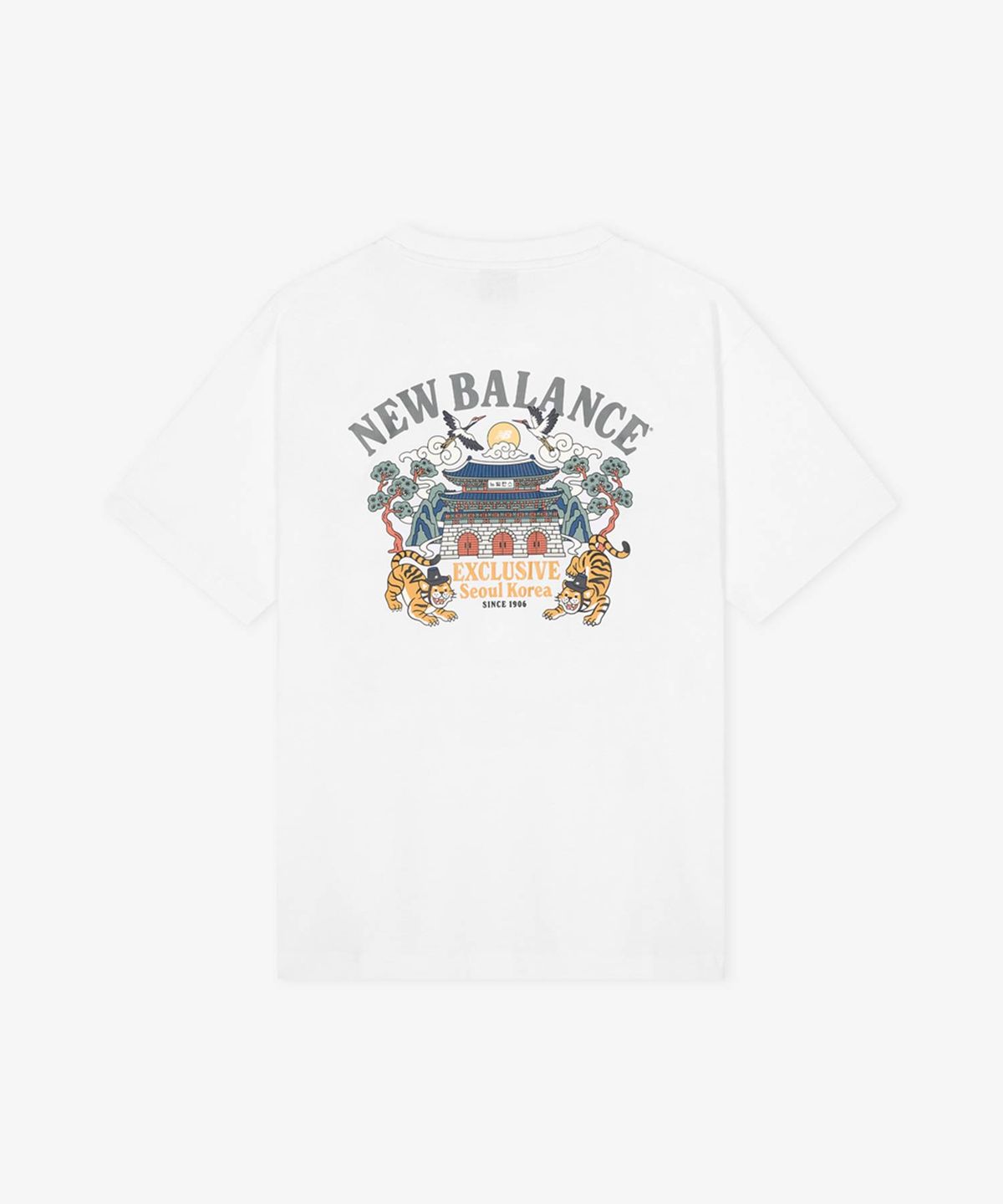 뉴발란스(NEW BALANCE) NBNEG3A063 / UNI NB 서울 타이거 2.0 반팔티 (WHITE)