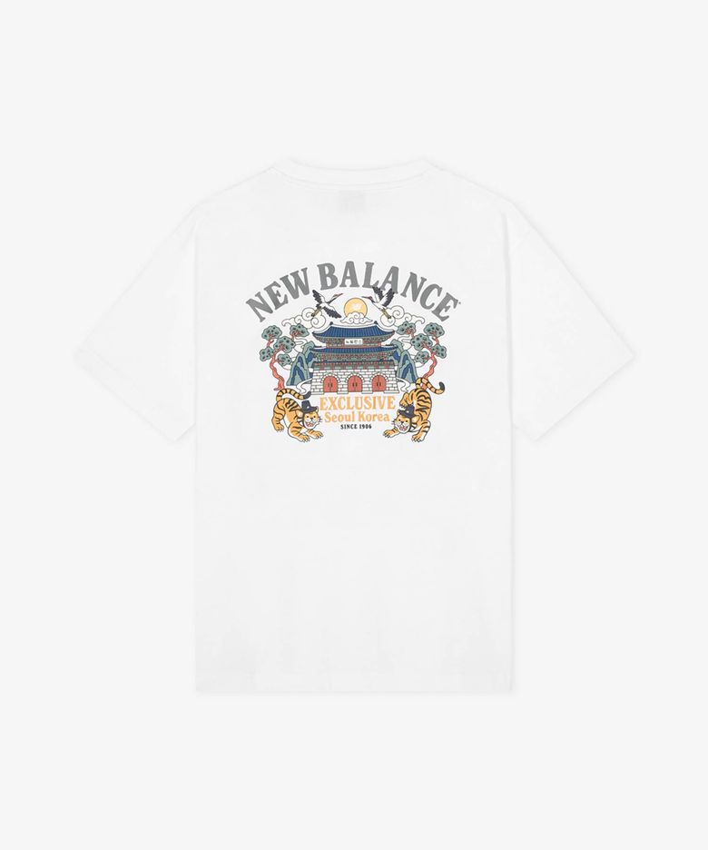 NBNEG3A063 / UNI NB 서울 타이거 2.0 반팔티 (WHITE)