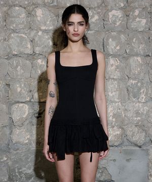 Shaped dress - Black