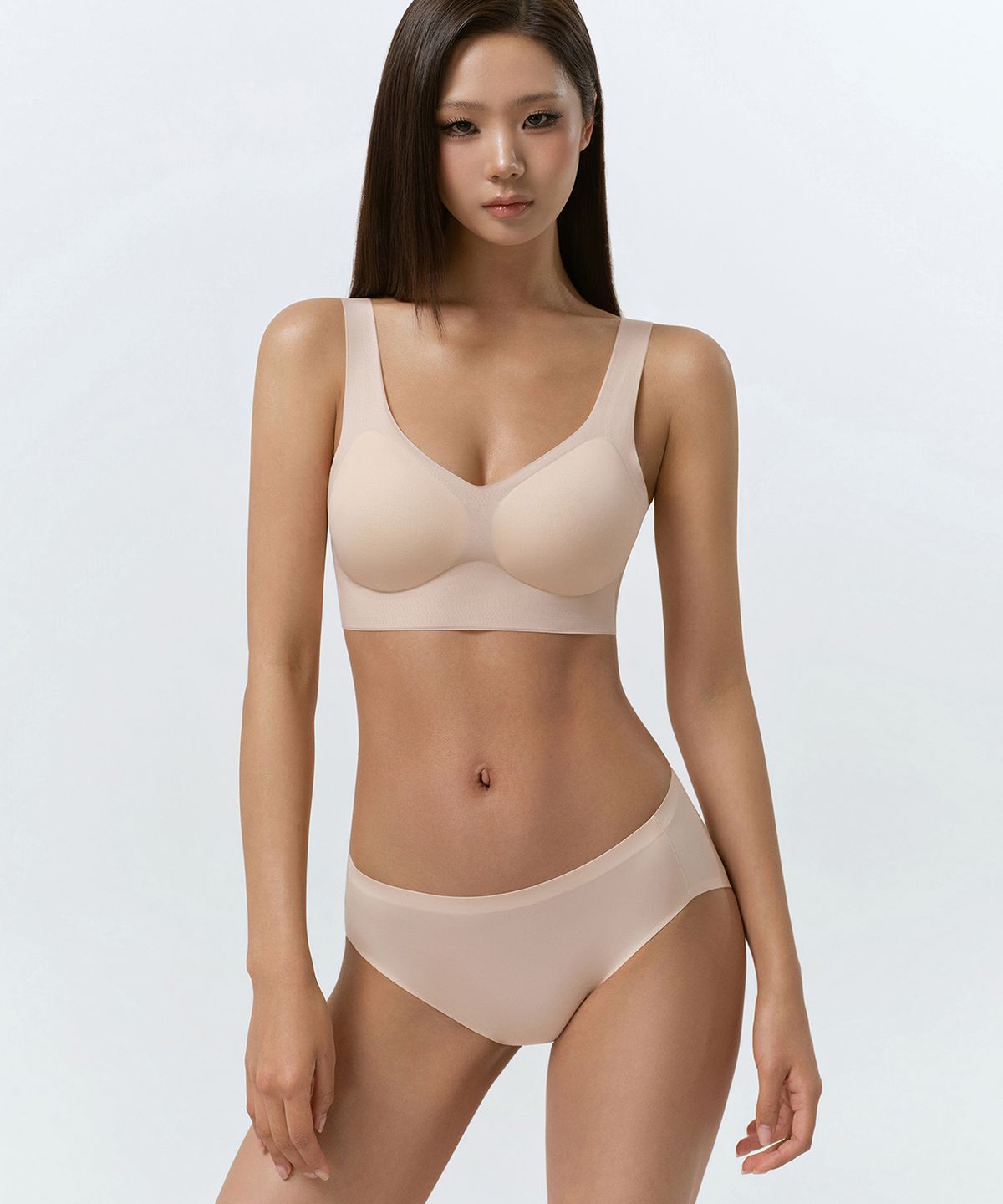 무신사 스탠다드 우먼(MUSINSA STANDARD WOMAN) [쿨탠다드] 우먼즈 컴포트 심리스 브라 [라이트 베이지]