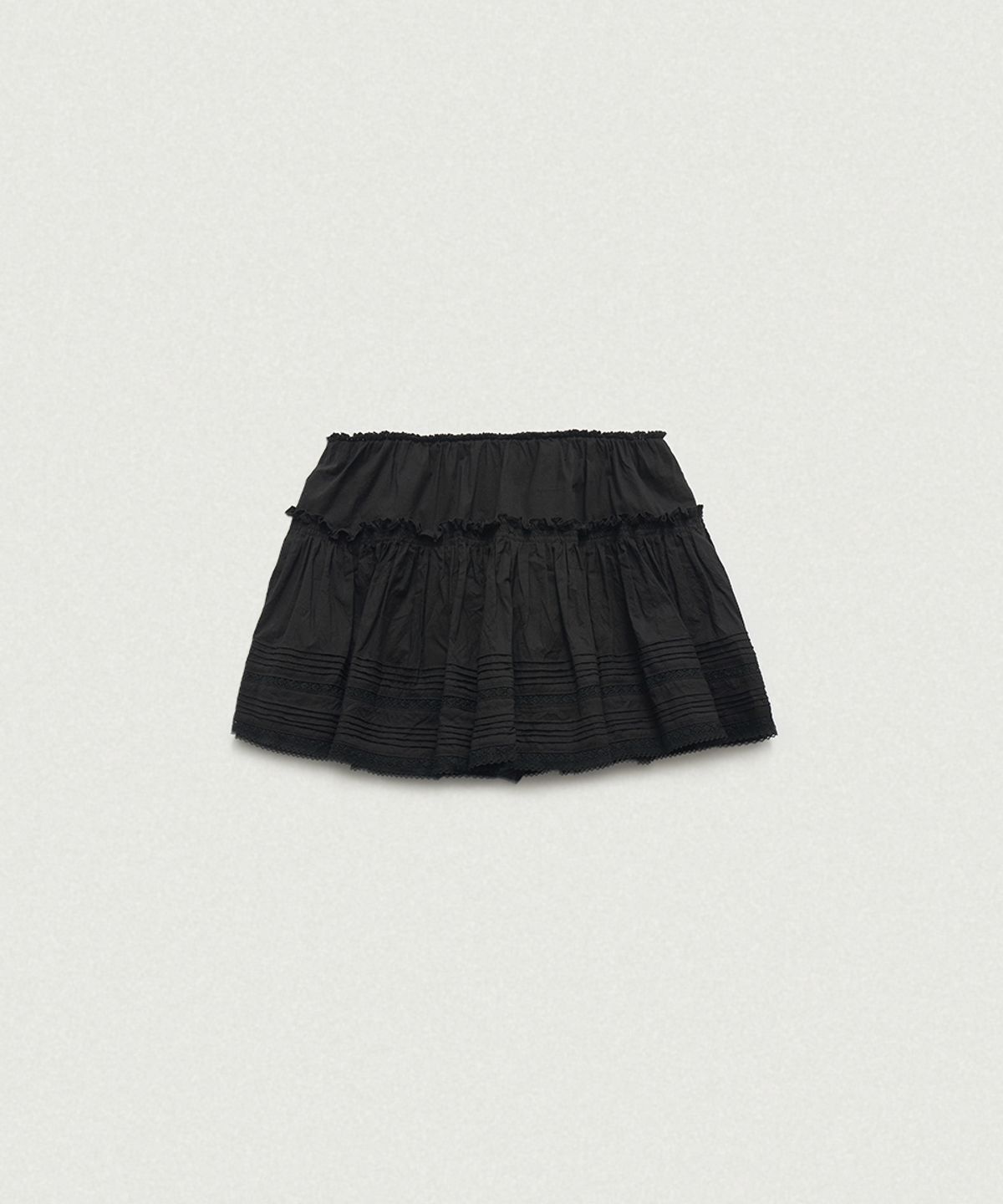 더바넷(THEBARNNET) Simon Lace Ballon Skirt_Black
