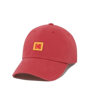 릴렉스핏 스퀘어로고 볼캡 RED