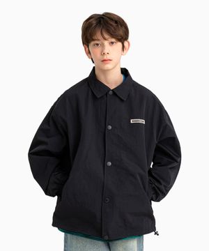 시그니처 로고 코치 자켓 Black