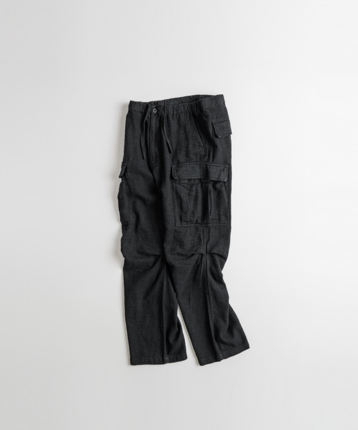 비헤비어(BEHEAVYER) DYED SLUB R/C FIELD PANTS anthracite
