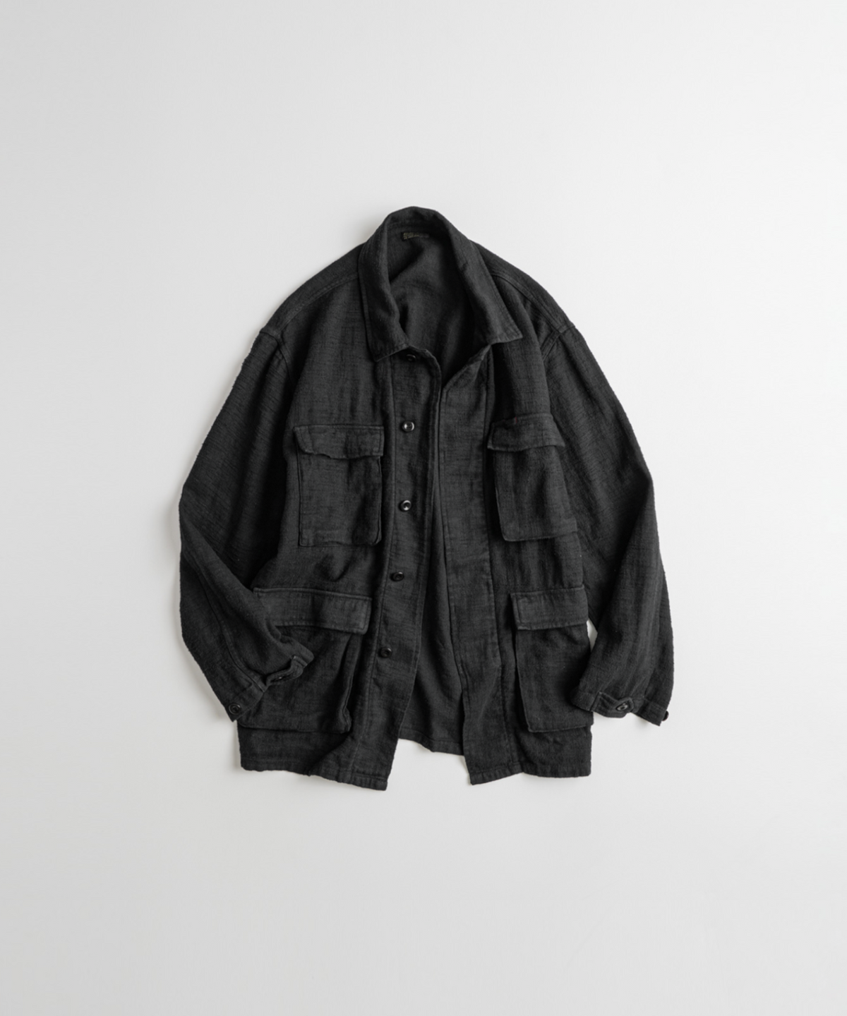 비헤비어(BEHEAVYER) DYED SLUB R/C BDU JACKET anthracite