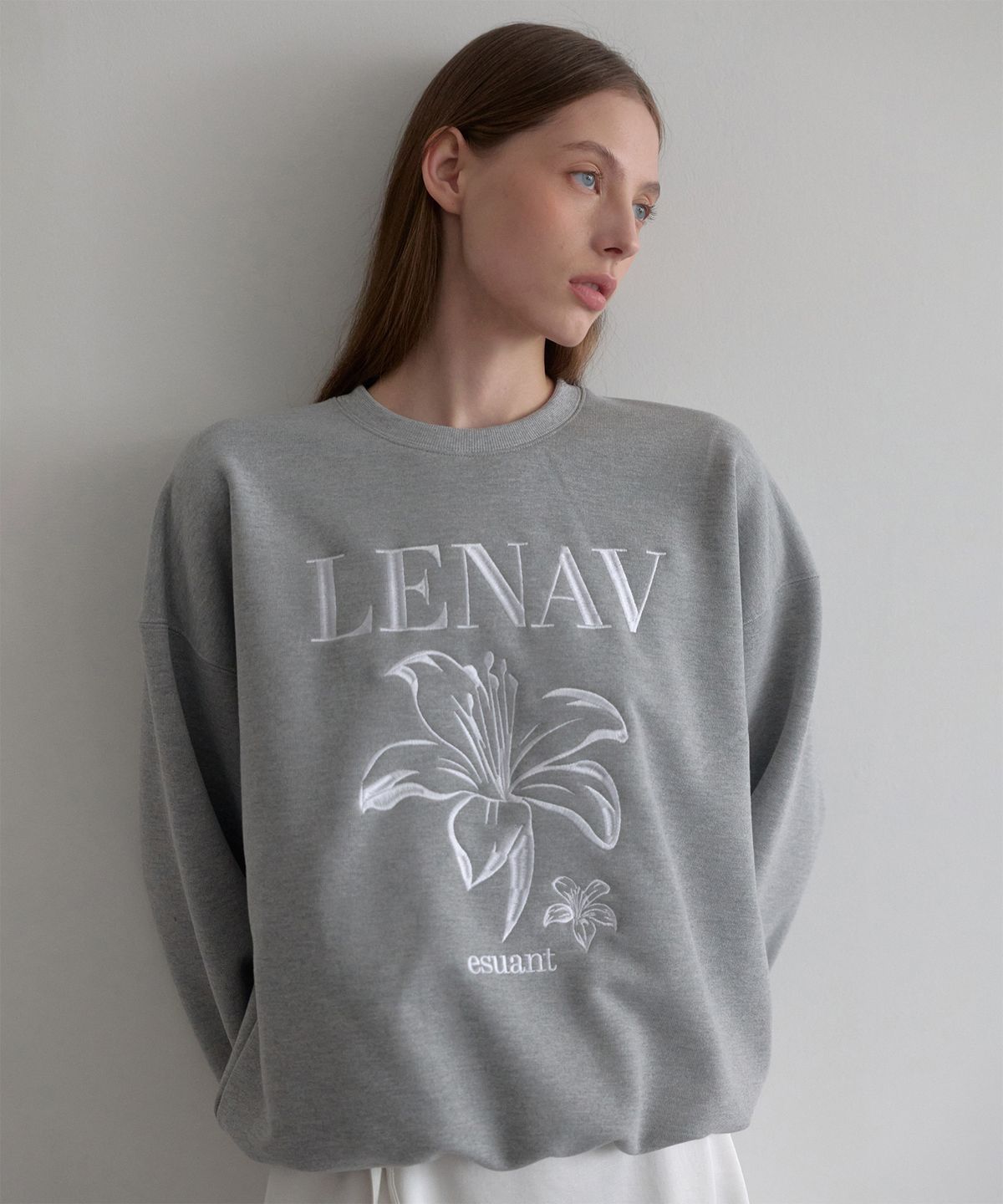 르나브(LENAV) Les Sweat shirt (그레이)