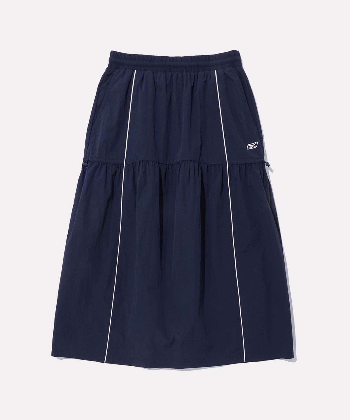 리복(REEBOK) 플레어 스트링 스커트 (W) - 네이비