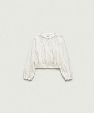 Rippléa Sheer Button Blouse