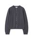 Dual knit cardigan CHARCOAL