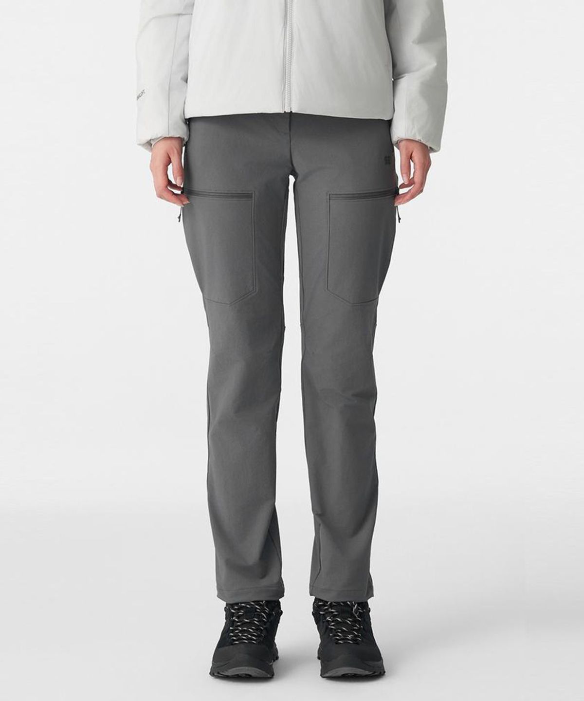 코오롱스포츠(KOLON SPORT) HERO 여성 스톰플리스 프로 LIGHT 소프트쉘 팬츠 JKPNX26062DGY