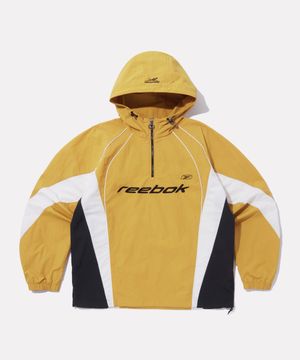 [서지수 PICK] 프리미어 컬러블록 후드 아노락 - 옐로우