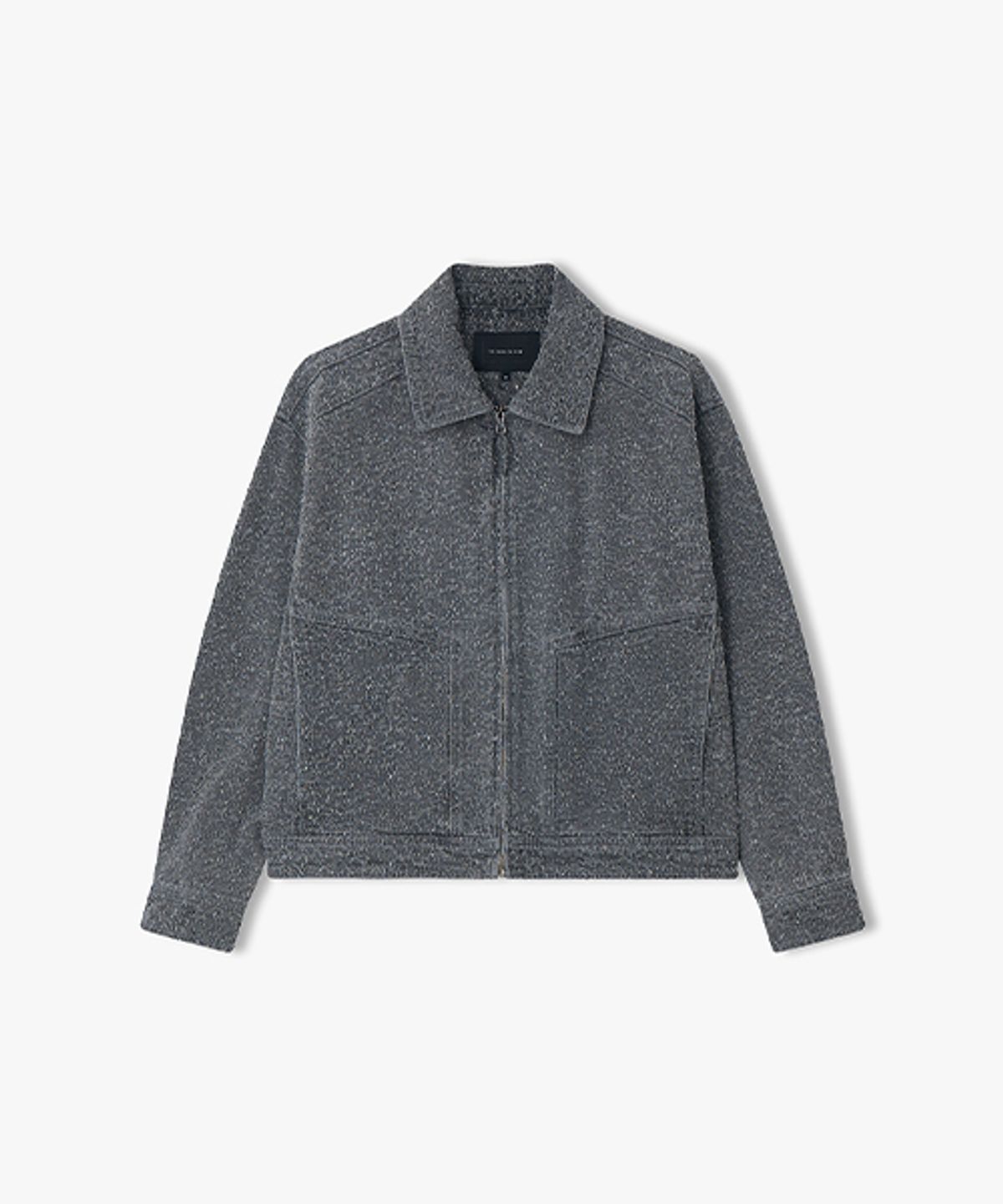 리버클래시(LIBERCLASSY) [26SS] LMS32774 그레이 데미지 데님 집업 자켓