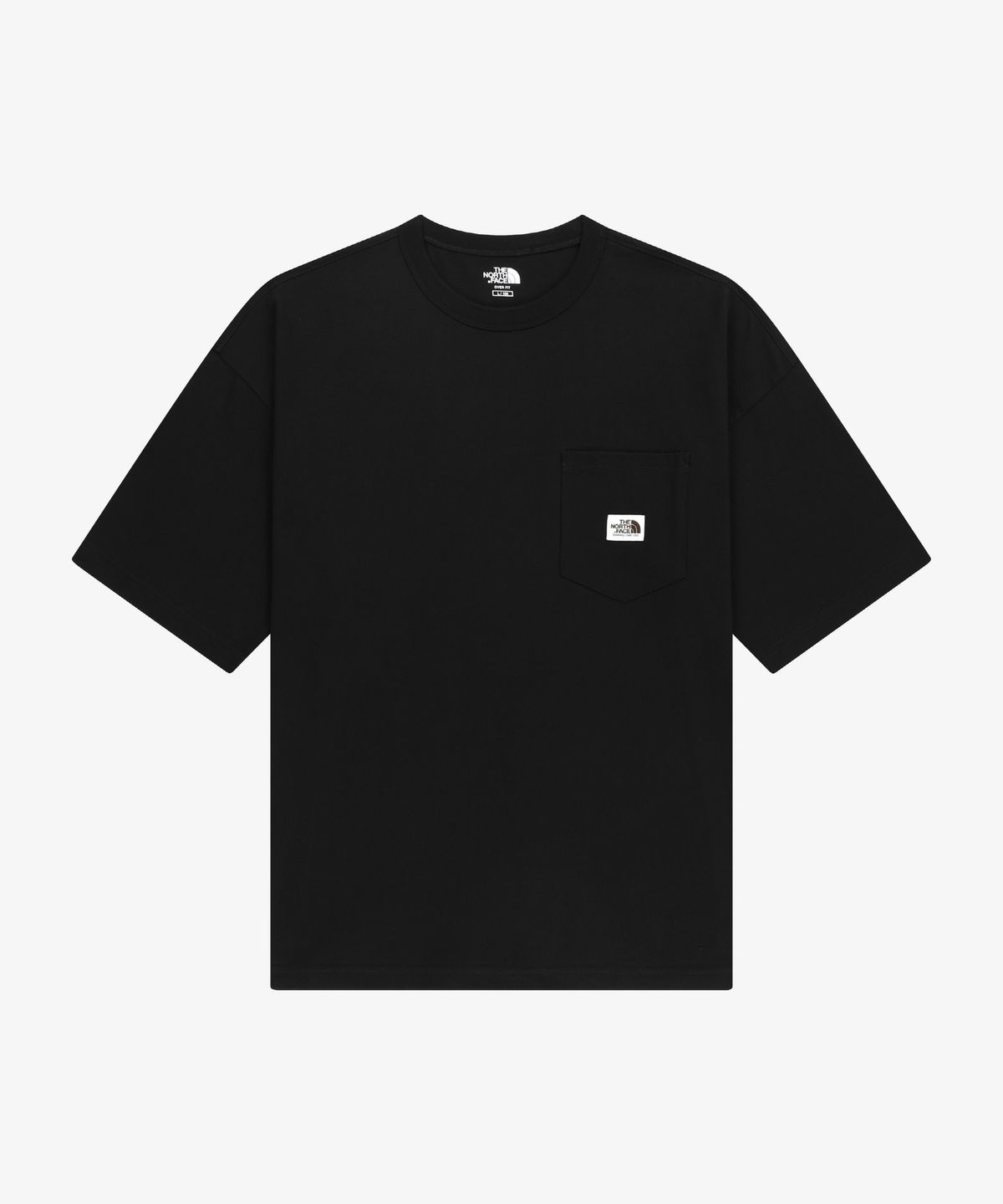 노스페이스(THE NORTH FACE) NT7US01J 포켓 반팔 티 BLACK