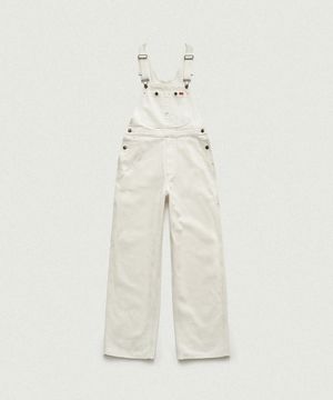 Oasis Herringbone Denim Overall