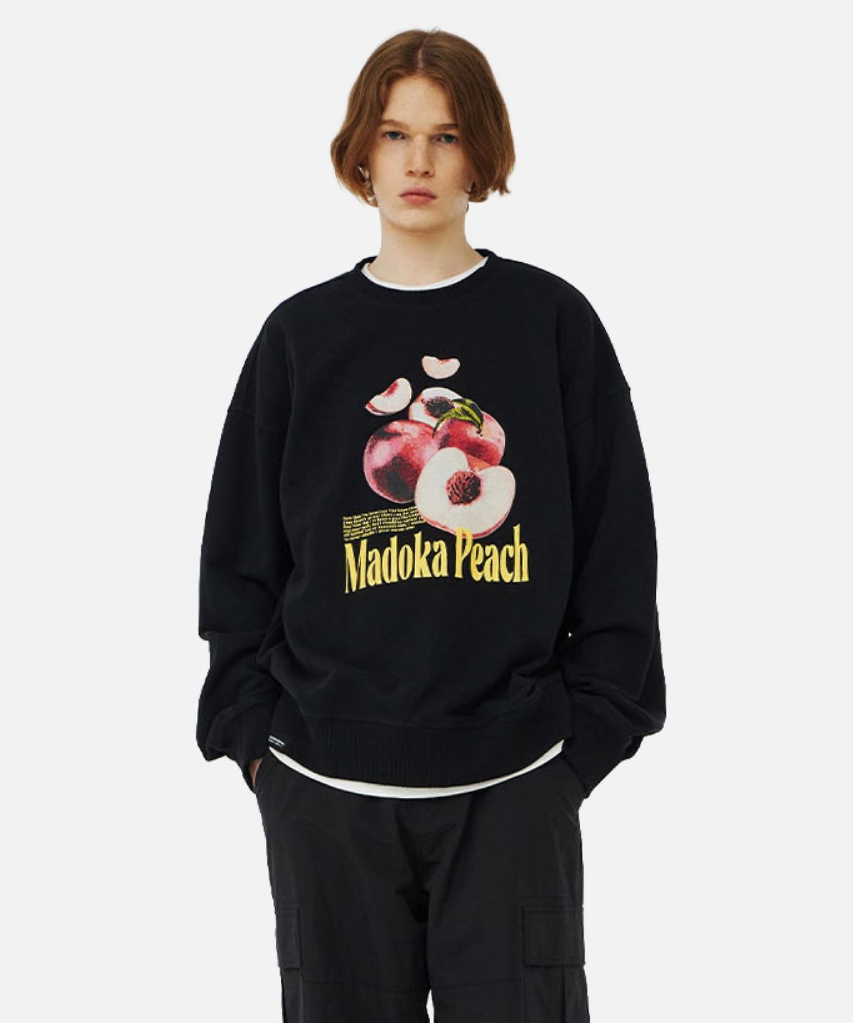 그루브라임(GROOVE RHYME) MADOKA PEACH SWEATSHIRT (LRSFCTM750M)