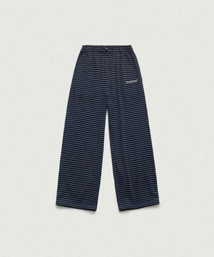 Milo Stripe Drawstring Pants_Navy
