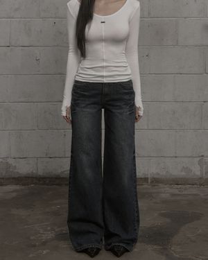 Record Straight Denim (blue)