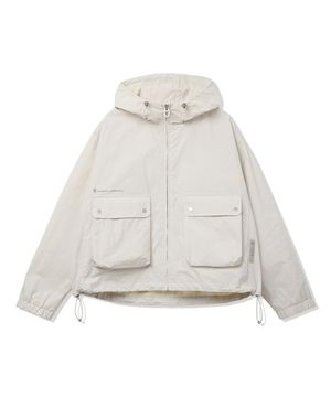 여성) 아웃포켓 후디 점퍼