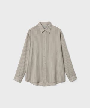 브리즈 치코 셔츠 - 베이지 스트라이프