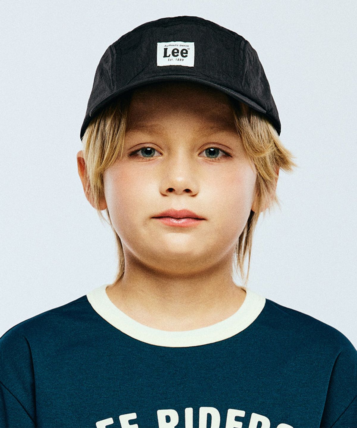 리 키즈(LEE KIDS) 립스탑 캠프캡 블랙 LK2602CA02BK