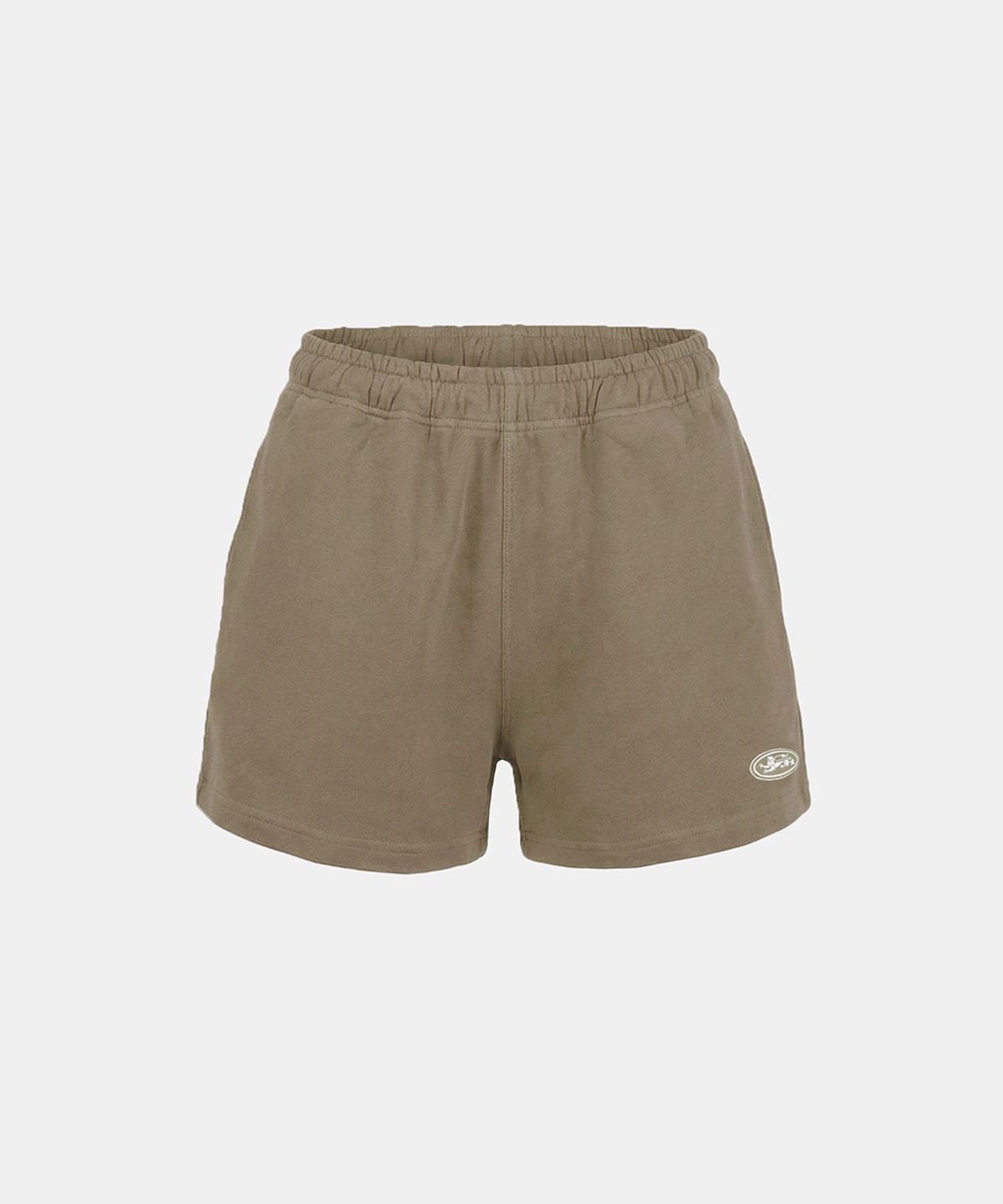 배드블러드(BADBLOOD) BS Soft Terry 4-Inch Shorts - Tobacco