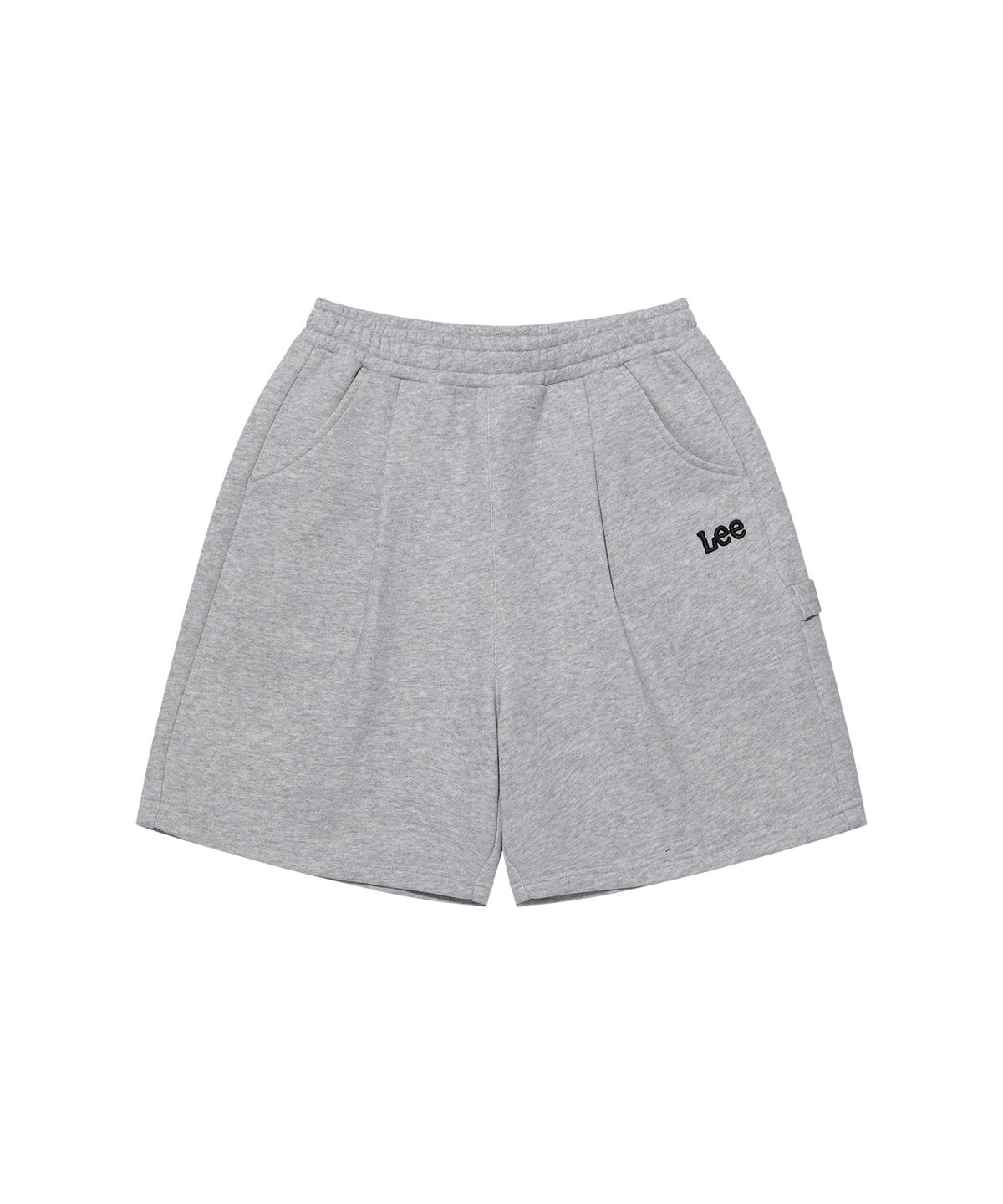 리 키즈(LEE KIDS) 에센셜 버뮤다 4부 저지 팬츠 멜란지그레이 LK2602JP01MG