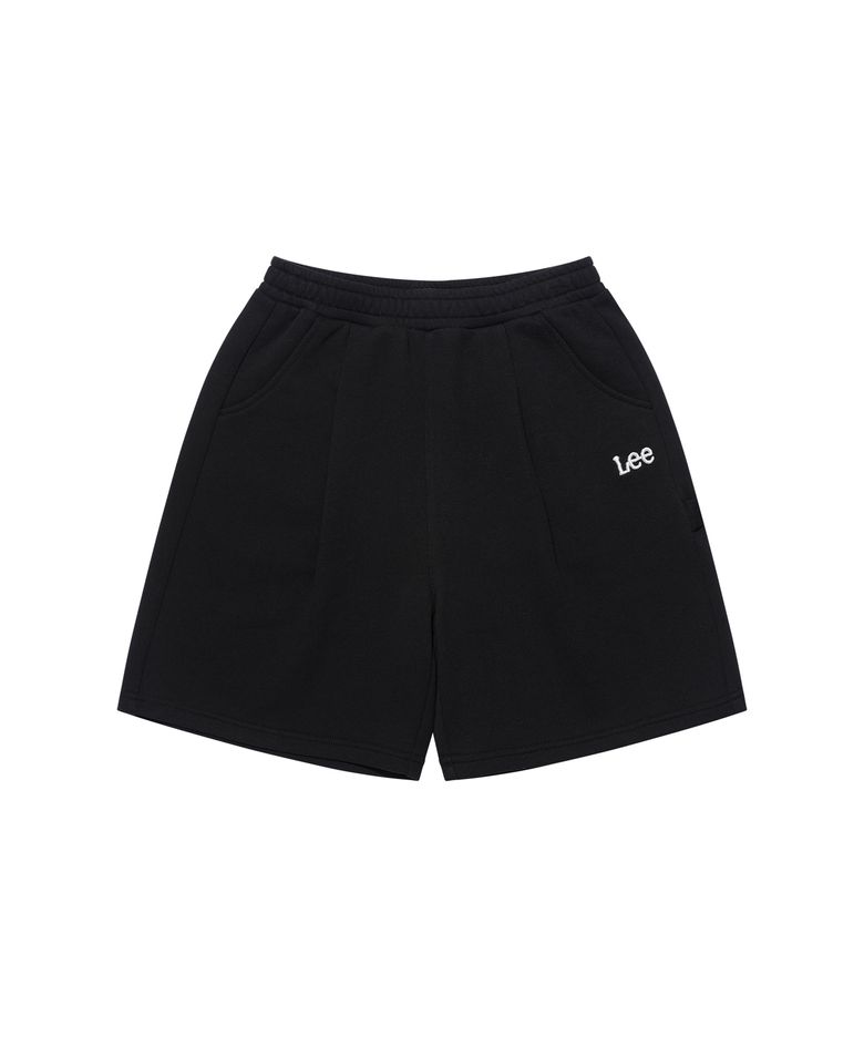 에센셜 버뮤다 4부 저지 팬츠 블랙 LK2602JP01BK