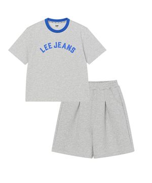 아치로고 셋업 멜란지그레이 LK2602SU53MG