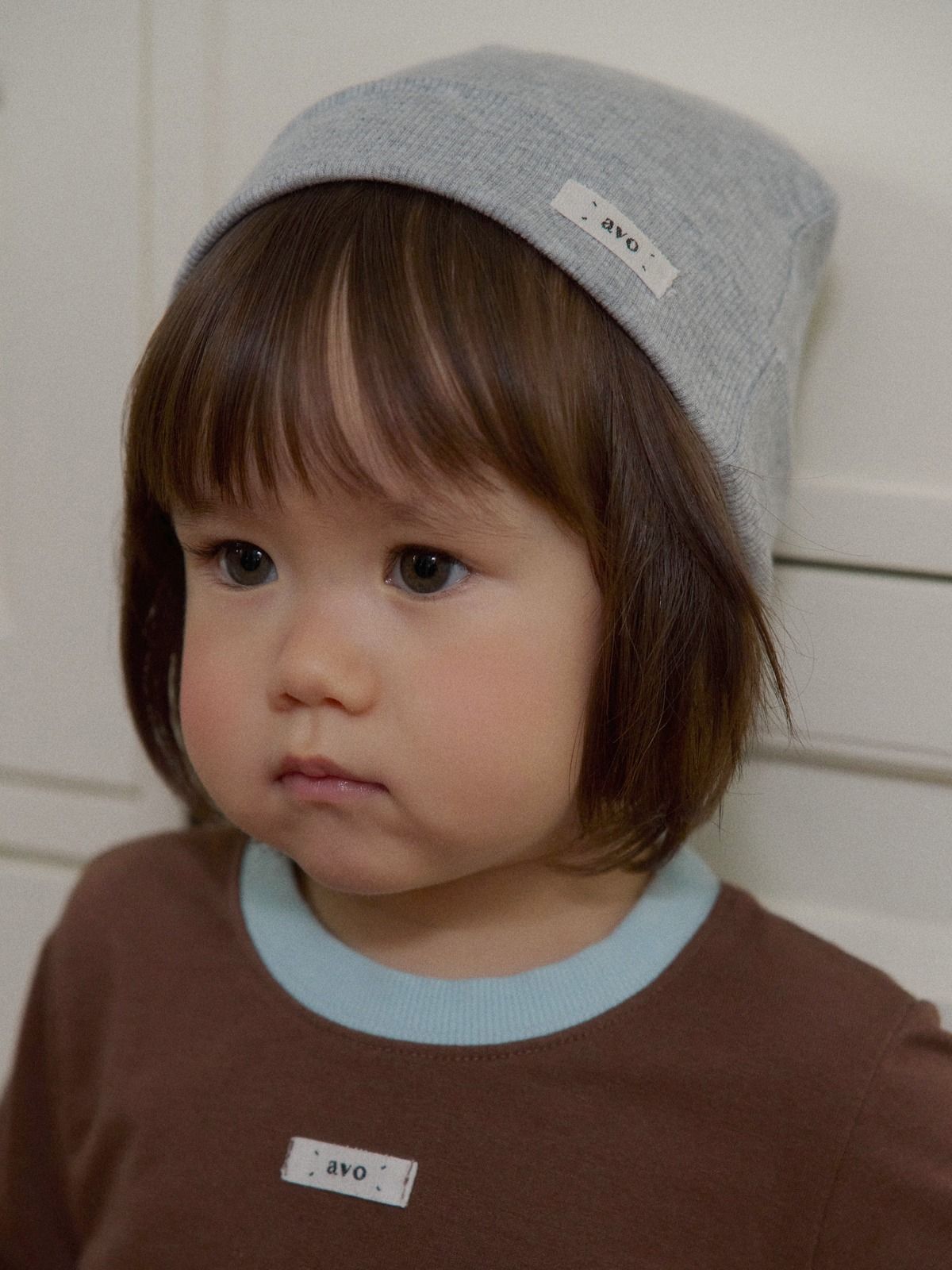 아보(AVO) SPRING DAILY RIBBED BEANIE_MELANGE