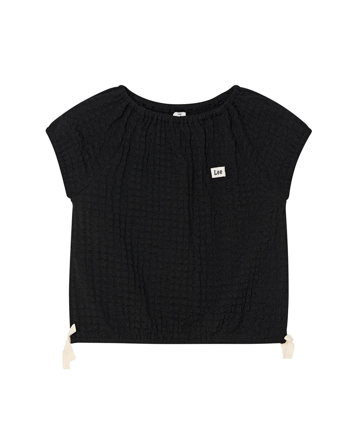리 키즈(LEE KIDS) 셔링 블라우스 블랙 LK2602SS70BK