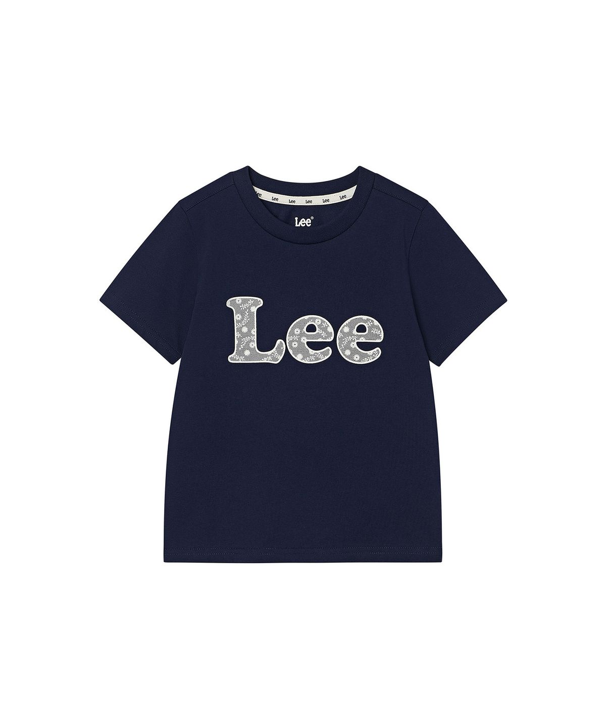 리 키즈(LEE KIDS) 레이스 프린트 티셔츠 네이비 LK2602ST77NA