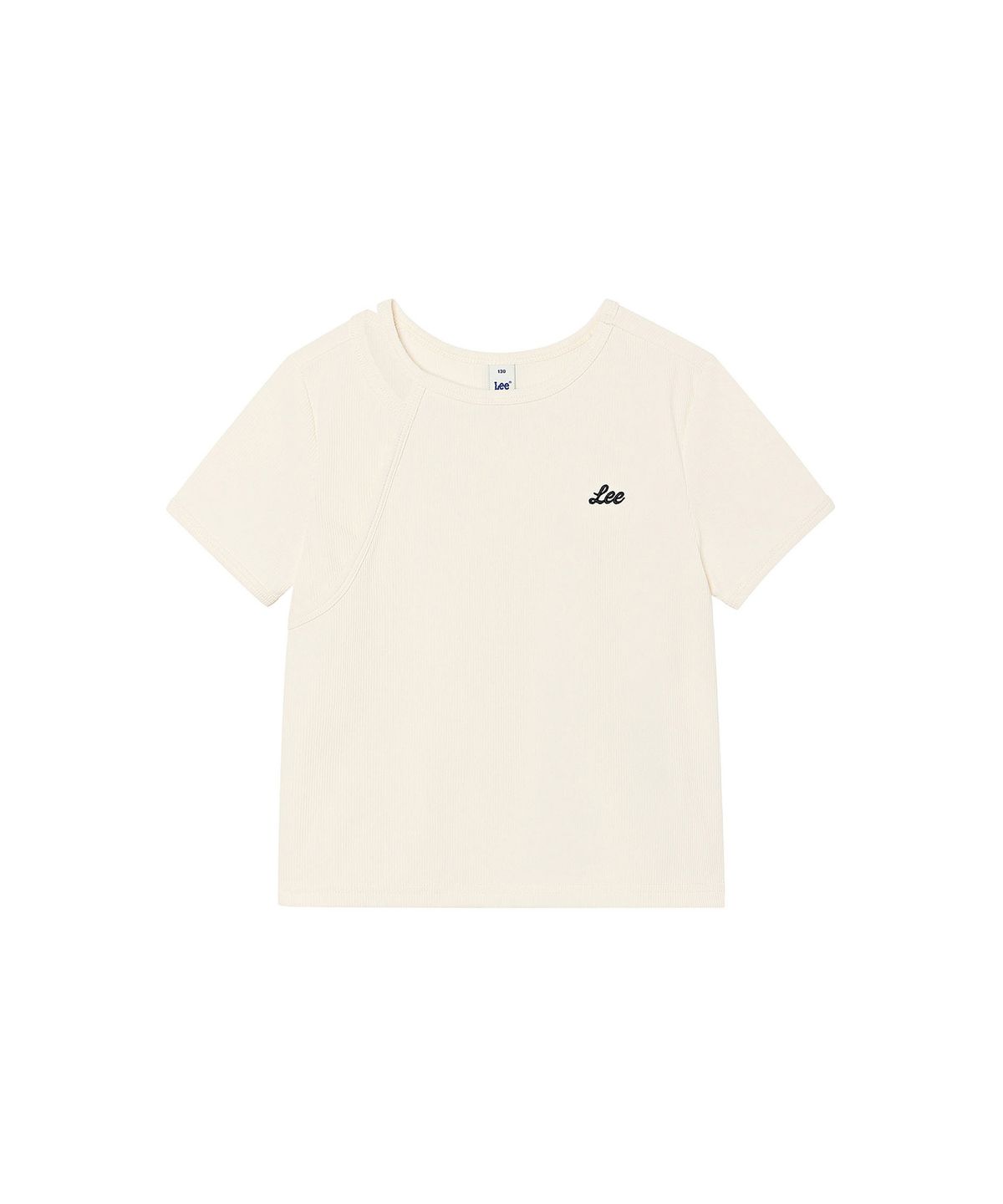 리 키즈(LEE KIDS) 어깨 절개 디테일 반팔티셔츠 아이보리 LK2602ST72IV