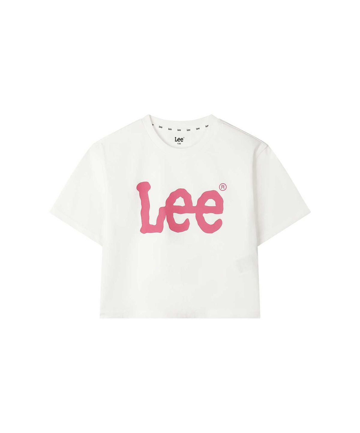 리 키즈(LEE KIDS) 에센셜 빅트위치 크롭티셔츠 마젠타 LK2602ST70MA