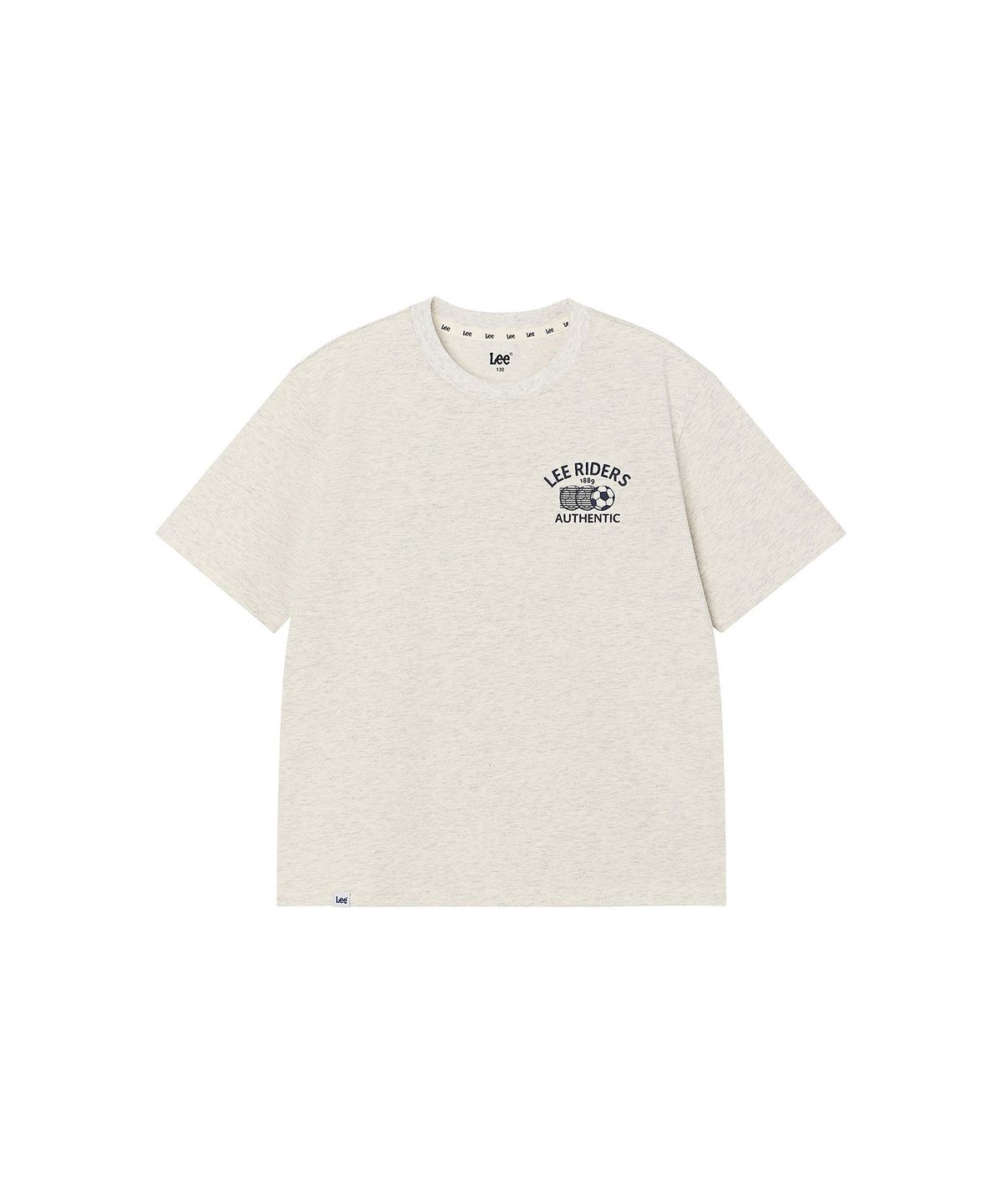 리 키즈(LEE KIDS) 챔피온 백프린트 반팔 티셔츠 오트밀 LK2602ST63OT