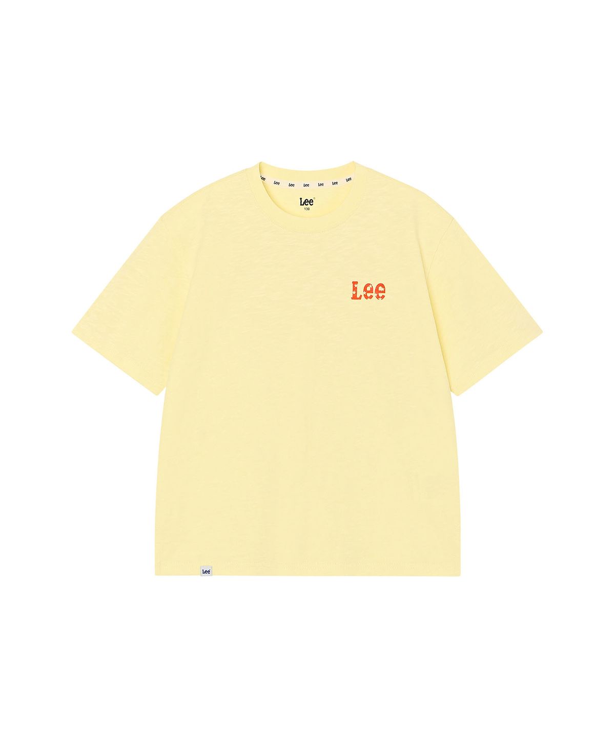 리 키즈(LEE KIDS) 챔피온 면슬럽 반팔 티셔츠 라이트옐로우 LK2602ST62LY