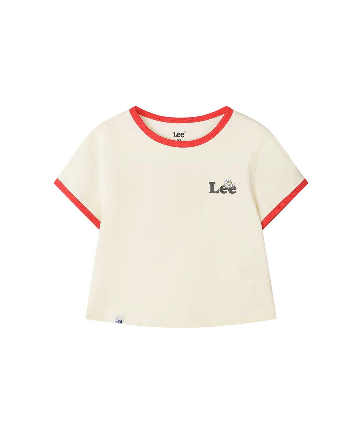 리 키즈(LEE KIDS) 데이지 리본 백그래픽 링거티 라이트옐로우 LK2602ST45LY