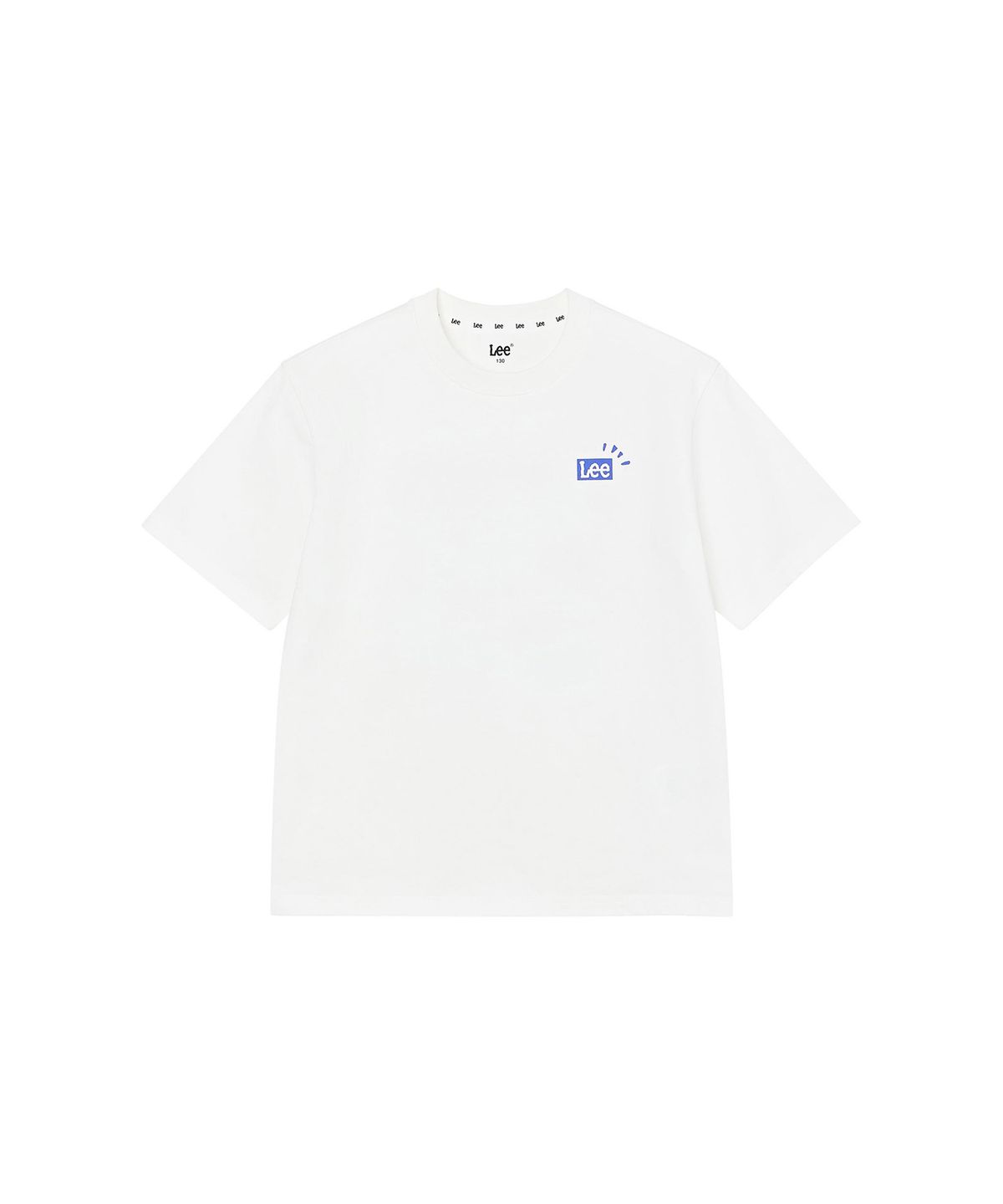 리 키즈(LEE KIDS) 리 드로잉 그래픽 티셔츠 화이트 LK2602ST40WH
