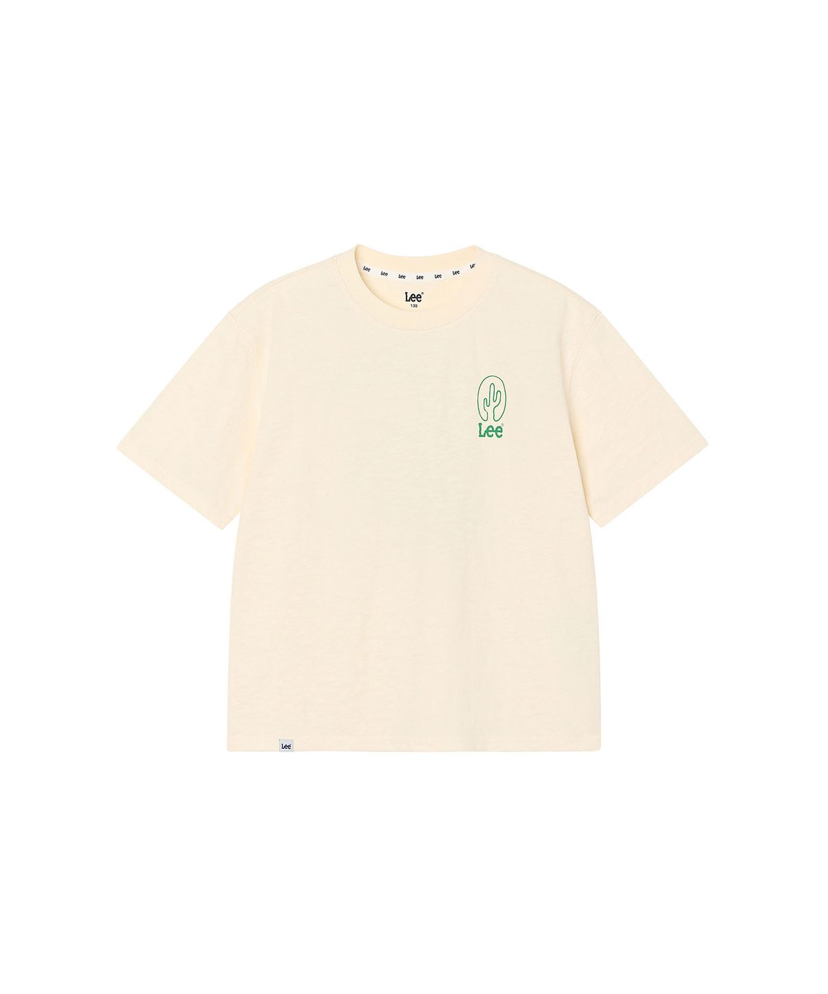 리 키즈(LEE KIDS) 카우보이 백프린트 슬럽 티셔츠 아이보리 LK2602ST24IV