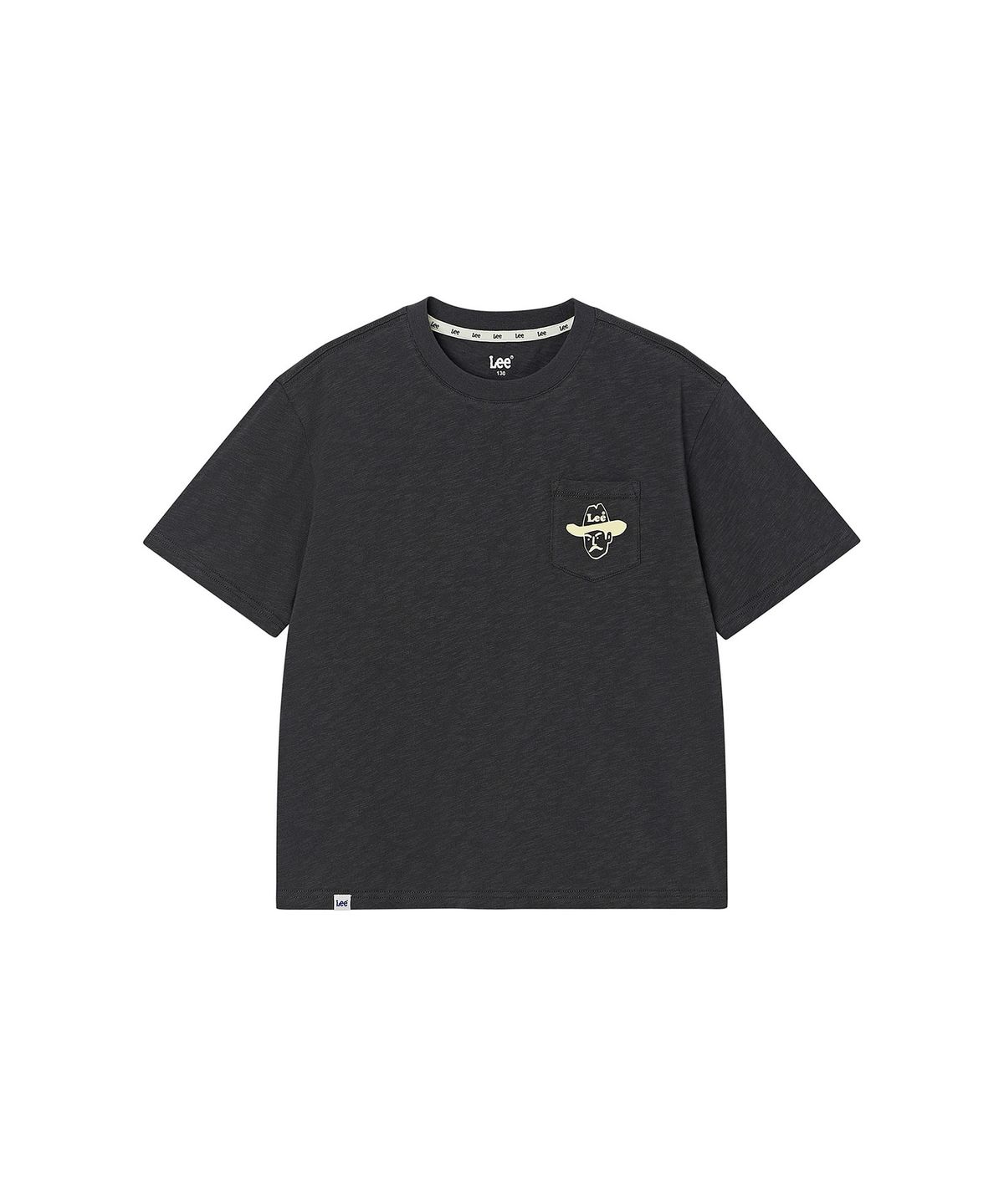 리 키즈(LEE KIDS) 카우보이 백 그래픽 티셔츠 다크그레이 LK2602ST21DG