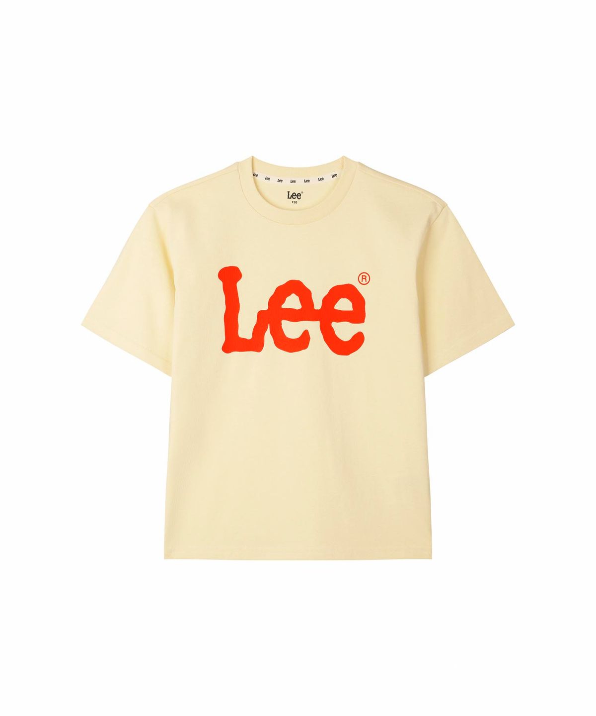 리 키즈(LEE KIDS) 에센셜 빅트위치 반팔티셔츠 라이트옐로우 LK2602ST11LY
