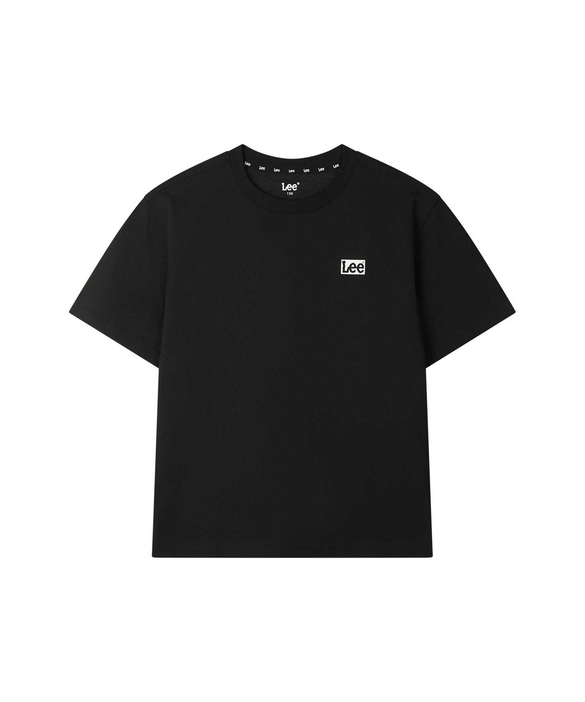 리 키즈(LEE KIDS) 에센셜 박스 스몰트위치 반팔티셔츠 블랙 LK2602ST02BK