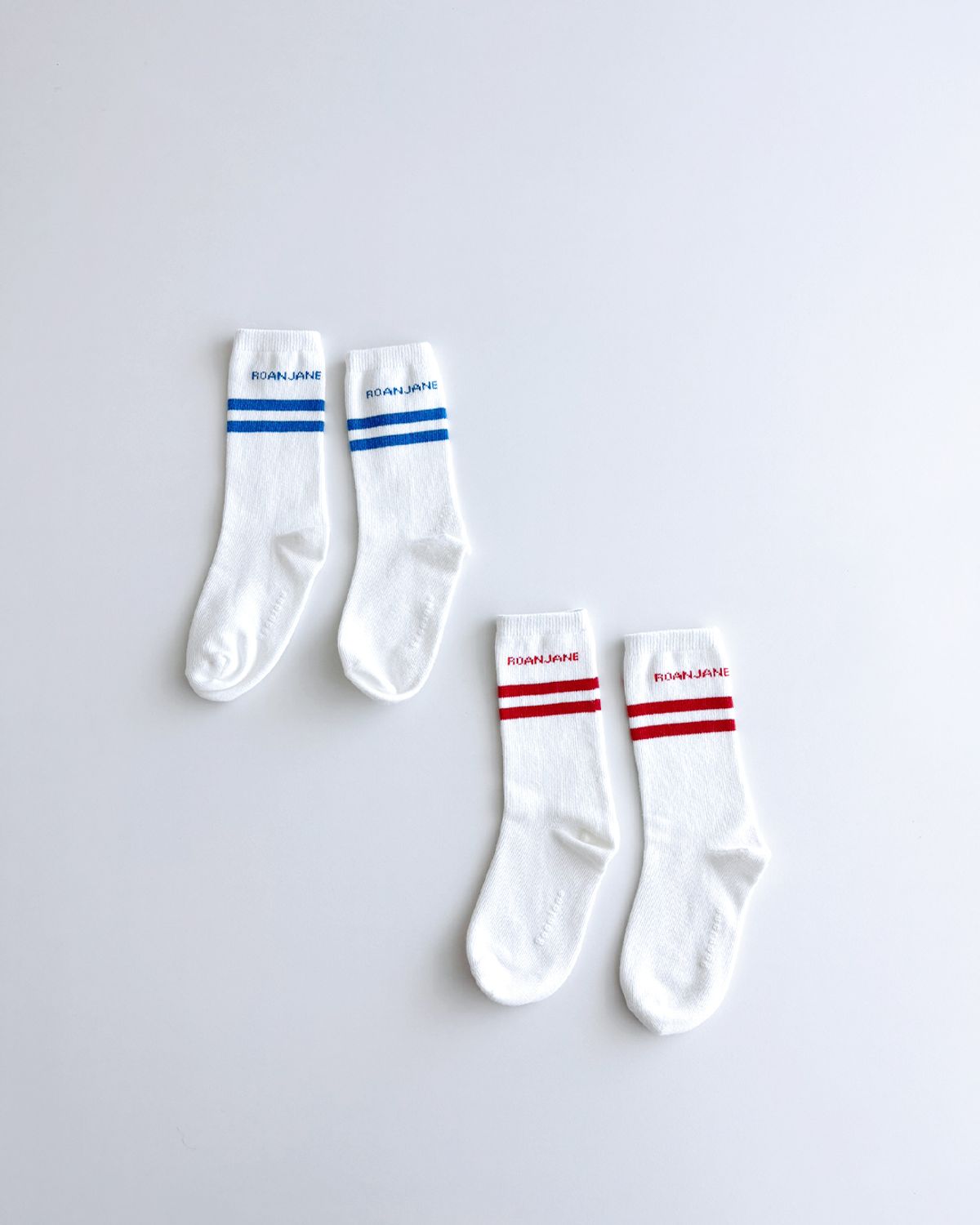 로아앤제인(ROANJANE) 크레용 미들삭스 2PACK