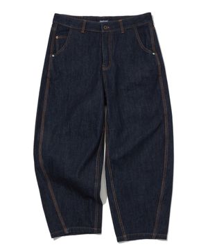 1975 원 워시드 배럴 데님 팬츠 인디고_FS1WP07U
