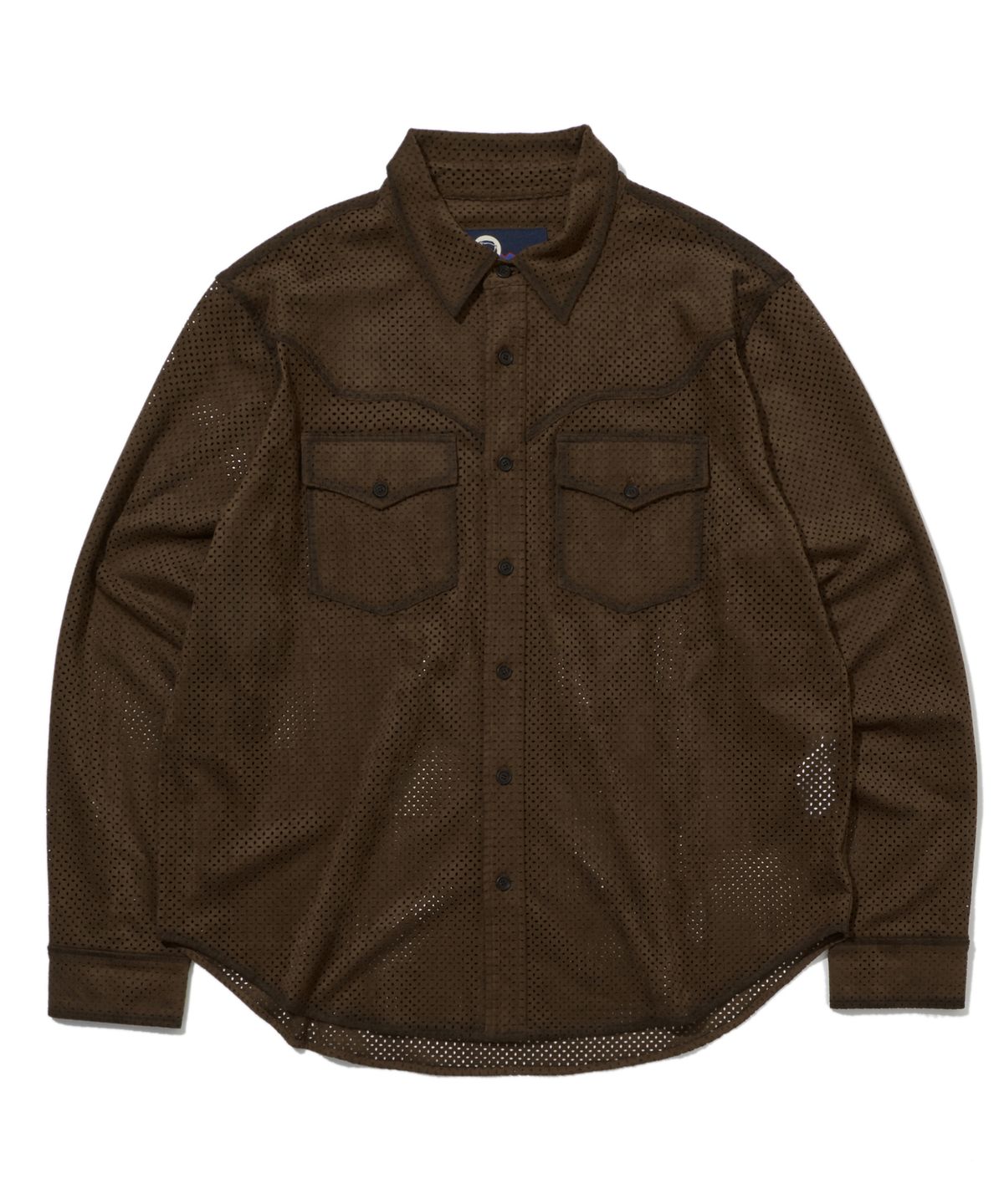 펜필드(PENFIELD) 포우 스웨이드 웨스턴 셔츠 브라운_FS1WR60U