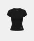 BS Cotton Jersey Fitted Short Sleeve T-Shirt - Black