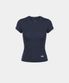 BS Cotton Jersey Fitted Short Sleeve T-Shirt - Navy