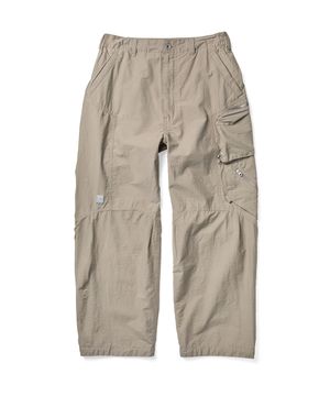 Zip Cargo Pants Greige