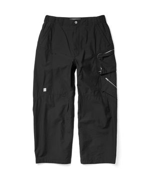 Zip Cargo Pants Black