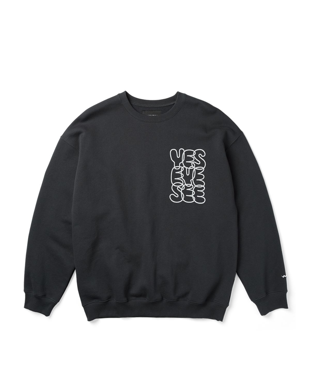 예스아이씨(YESEYESEE) C-Logo Sweatshirt Charcoal